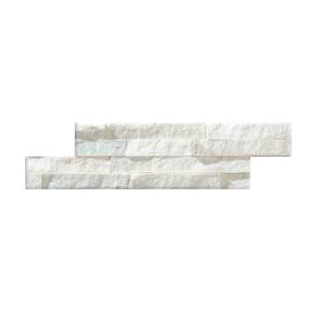 PIEDRA NATURAL WHITE QUARTZ 10X40 PIEDRA NATURAL WHITE QUARTZ 10X40