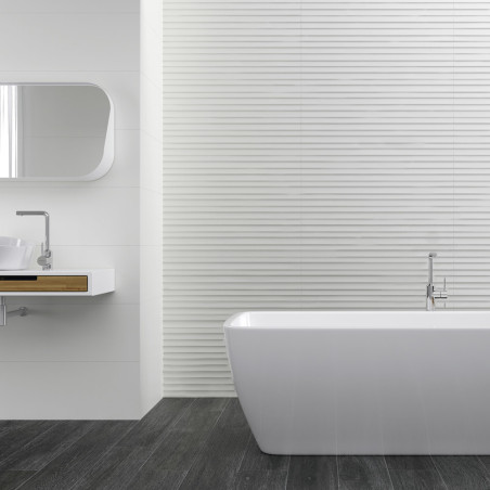 ASPEN LINE BRILLO 33.3X100 MUR EN PÂTE BLANCHE