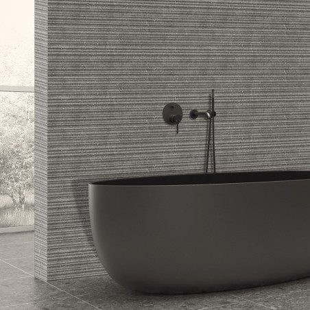 KALKSTEN LINES SMOKE 30X90 PARED PASTA BLANCA