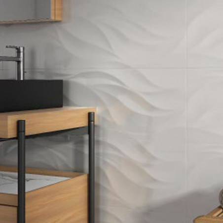 SNOW WIND 33X120 PARED PASTA ROJA