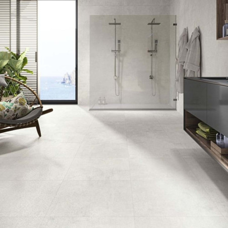 ONEWAY WHITE LAPADO COM 60X60 SOL – MUR GRÈS CÉRAME