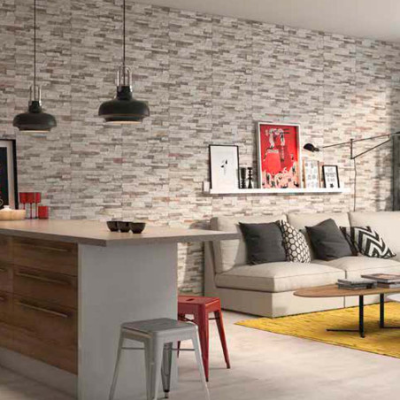 BRICK MIX 34X50 PARED PASTA ROJA