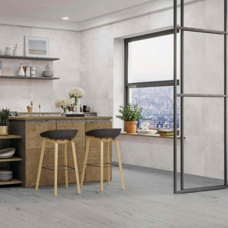 ENEGY BLANC MATE 33X55 MUR EN PÂTE ROUGE