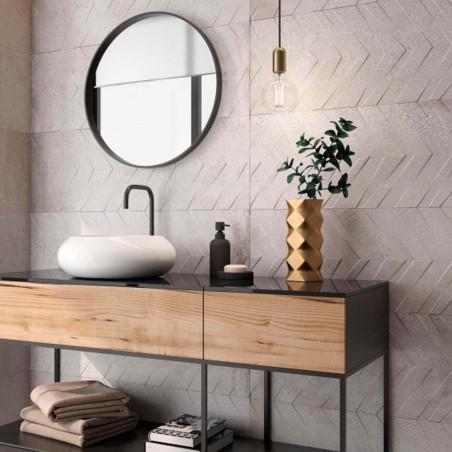 ORIGIN ARROW CALIZA MATE 33X55 MUR EN PÂTE ROUGE