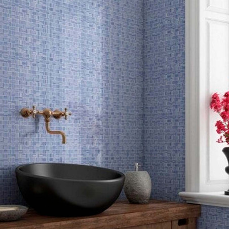 SEASON BLUE 33X55 MUR EN PÂTE ROUGE