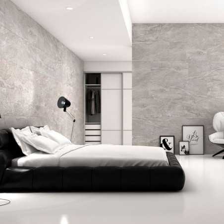 NIELSEN ANTRACITA COM 25X50 PARED PASTA ROJA