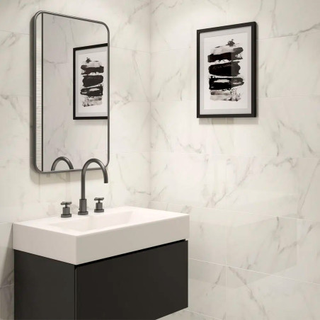 IRVINE BLANC BRILLO 30X60 PARED PASTA ROJA