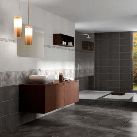 TENNIC GRAFITO 45X45 COM SOL – MUR GRÈS