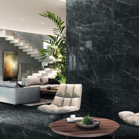 TESSINO BLACK PULIT COM 60X120 PORCELAIN WALL AND FLOOR TILES