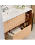 MUEBLE DE BAÑO SUSPENDIDO 80 CM ROBLE COLLET