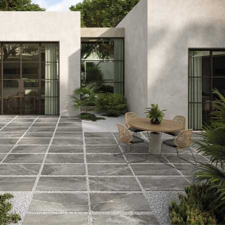 PARKIA ANTHACITE 60X90X 2 CMS COM SUELO PORCELÁNICO