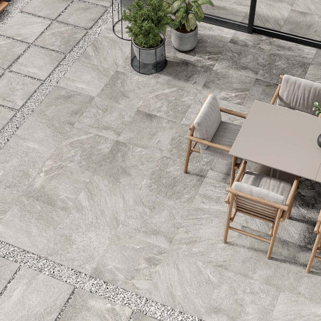 FROMISTA GRIS C-3 60X60 X 2 CMS COM SUELO PORCELÁNICO