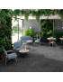 ROCKSTONE TITANIUM BLACK 46X91 PORCELAIN WALL AND FLOOR TILES