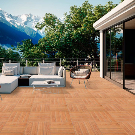 IPE PINO 50X50 SUELO – PARED PORCELÁNICO