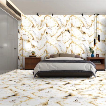 WHITE FIRE SOL - MUR PORCELAINE