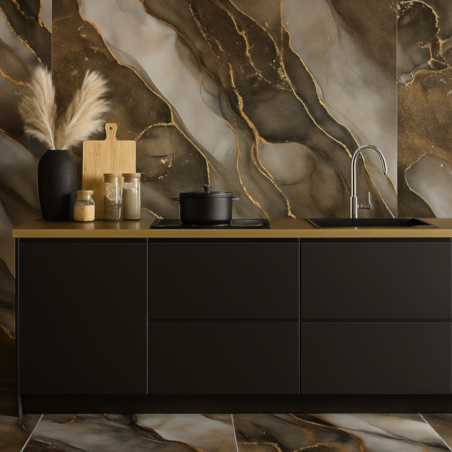 ALANDECO BLACK FLOOR - WALL PORCELAINE