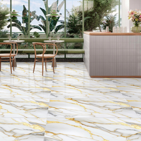 ORO INTENSO 60X120 SOL - MUR GRÈS CÉRAME