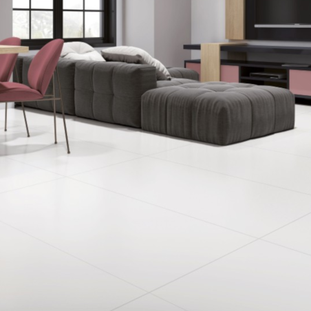 BLANC MAT 60X120 GRÈS CÉRAME SOL-MUR