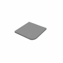 TENERIFE INVERTED CORNER 35X35X2.5 TOSCA - GRAY - WHITE