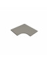 TENERIFE CORNER 60X60X35X2.5 TOSCA - GRAY - WHITE