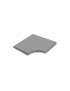 PEDRAZA CORNER 50X50X34X3,3 WHITE - GREY - IVORY