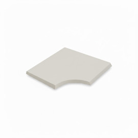 PEDRAZA CORNER 50X50X34X3,3 WHITE - GREY - IVORY