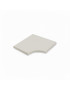 PEDRAZA COIN 50X50X34X3,3 BLANC - GRIS - MOUSSE