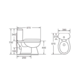 TOILETTE RONDE SANS REBORD ECO