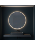 ROUND MIRROR WITH LEDS Ø80