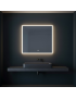 SQUARE MIRROR WITH LEDS 80×80 CM