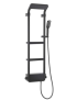 BLACK SINGLE-HANDLE ELBA SHOWER