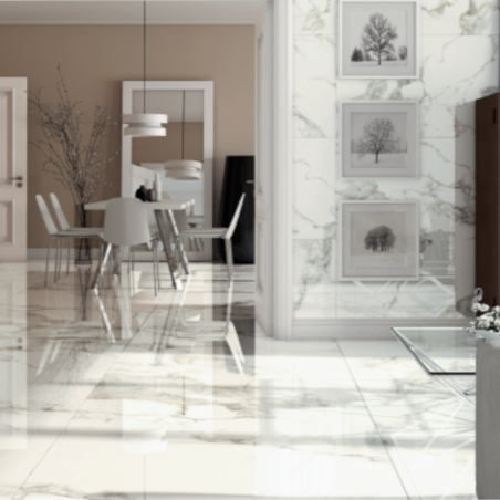 LUAR WHITE 60X120 GRÈS CÉRAME SOL-MUR