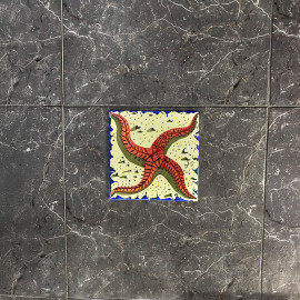 LOT OF 6 TILES PAINTED BY SALVADOR DALÍ