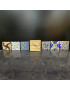 LOTE DE 6 AZULEJOS PINTADOS POR SALVADOR DALÍ