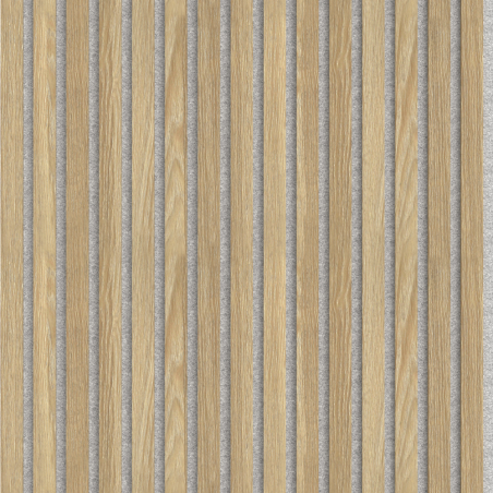 GRIS ET BEIGE 600X2700 MMPANNEAU ACOUSTIQUE