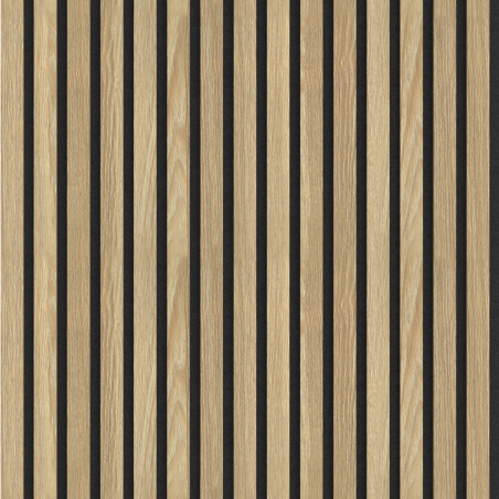 NEGRO Y BEIGE 600X2700 MM PANEL ACÚSTICO