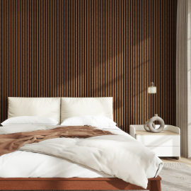 NOIR ET MARRON 600X2700 MMPANNEAU ACOUSTIQUE