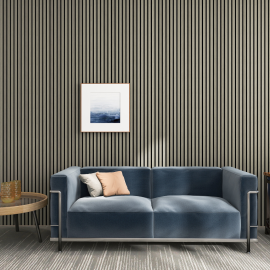 BLACK AND GREY 600X2700 MM ACOUSTIC PANEL