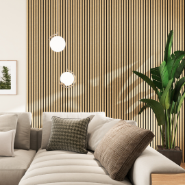 LINDEN 2.70 M SLATTED PANELING FOR INTERIORS