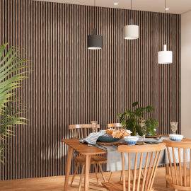 SEPIA 2.70 M SLATTED PANELING FOR INTERIORS