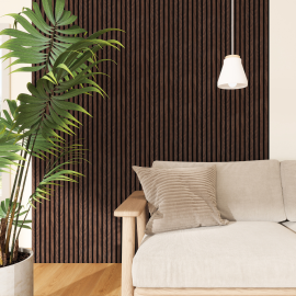 EBONY 2.70 M SLATTED PANELING FOR INTERIORS