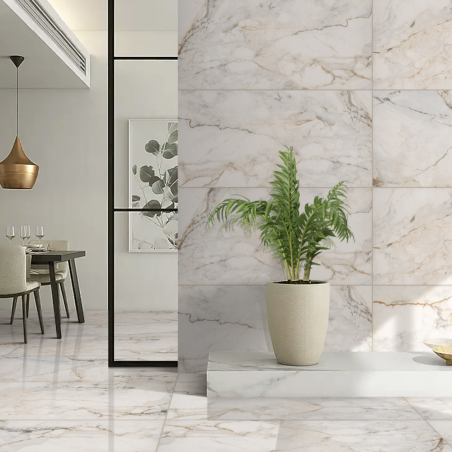 SIGNATURE MARFIL POLISHED 60X120 PORCELAIN WALL AND FLOOR TILES