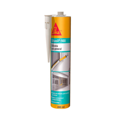 SIKASIL-100 280ML ADHÉSIF GÉNÉRAL BLANC
