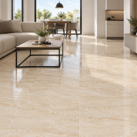 DAHINO CREMA BRILLANTE 45X45 SUELO – PARED GRES