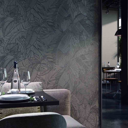 PEARL TROPIC GREY 45X120 MUR EN PÂTE BLANCHE