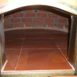HORNO CON CHIMENEA 120X120