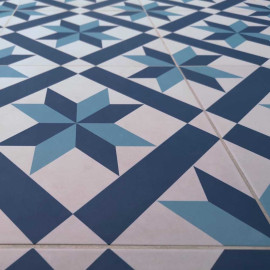 (NoStock) HANOI BLUE 33X33 SUELO – PARED PORCELÁNICO